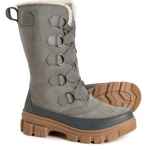 Sorel Tivoli V Tall Boots Suede Waterproof Insulated Leather Women's US:10